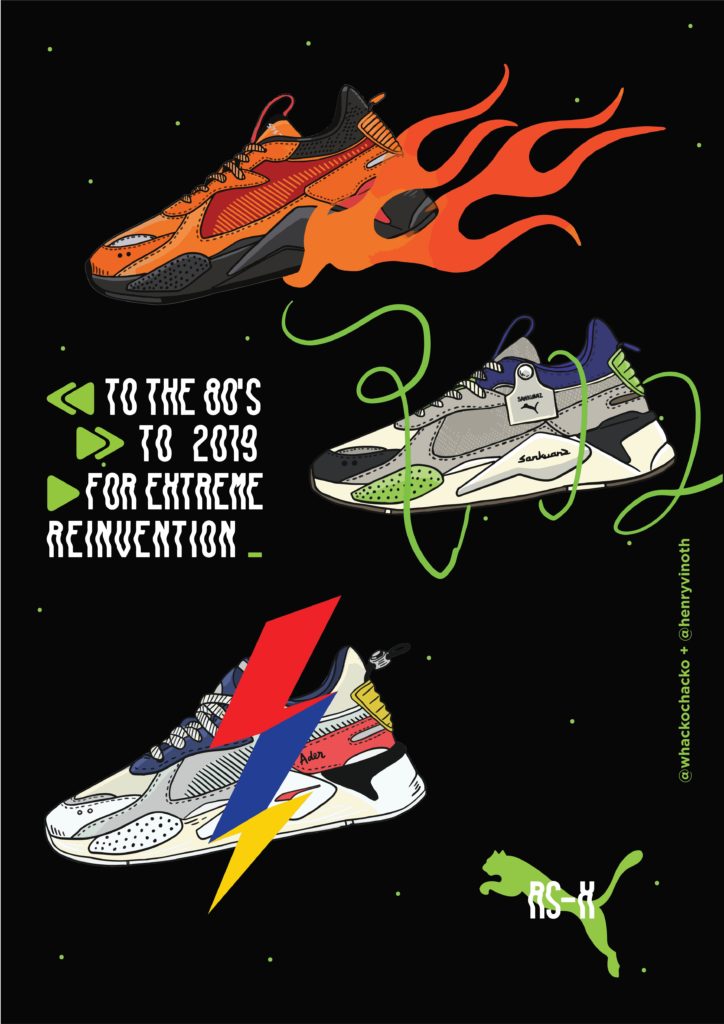 puma sneakers poster